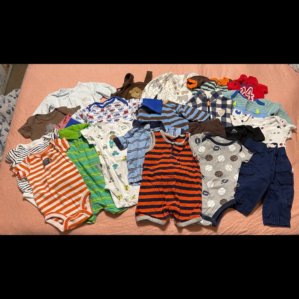 Bundle of 3 Months Baby Boy Clothes